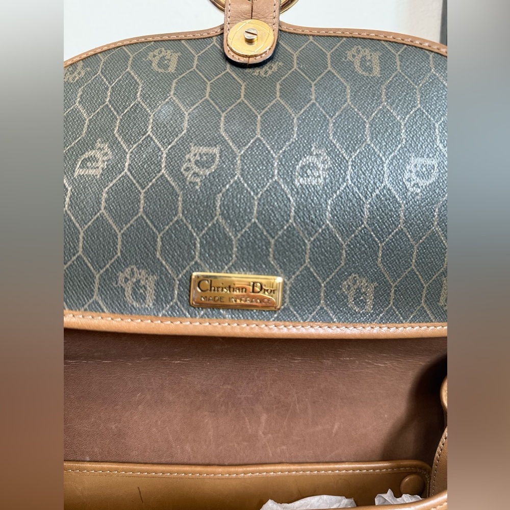 Vintage Christian Dior crossbody bag with removable insert - Picture 9 of 12